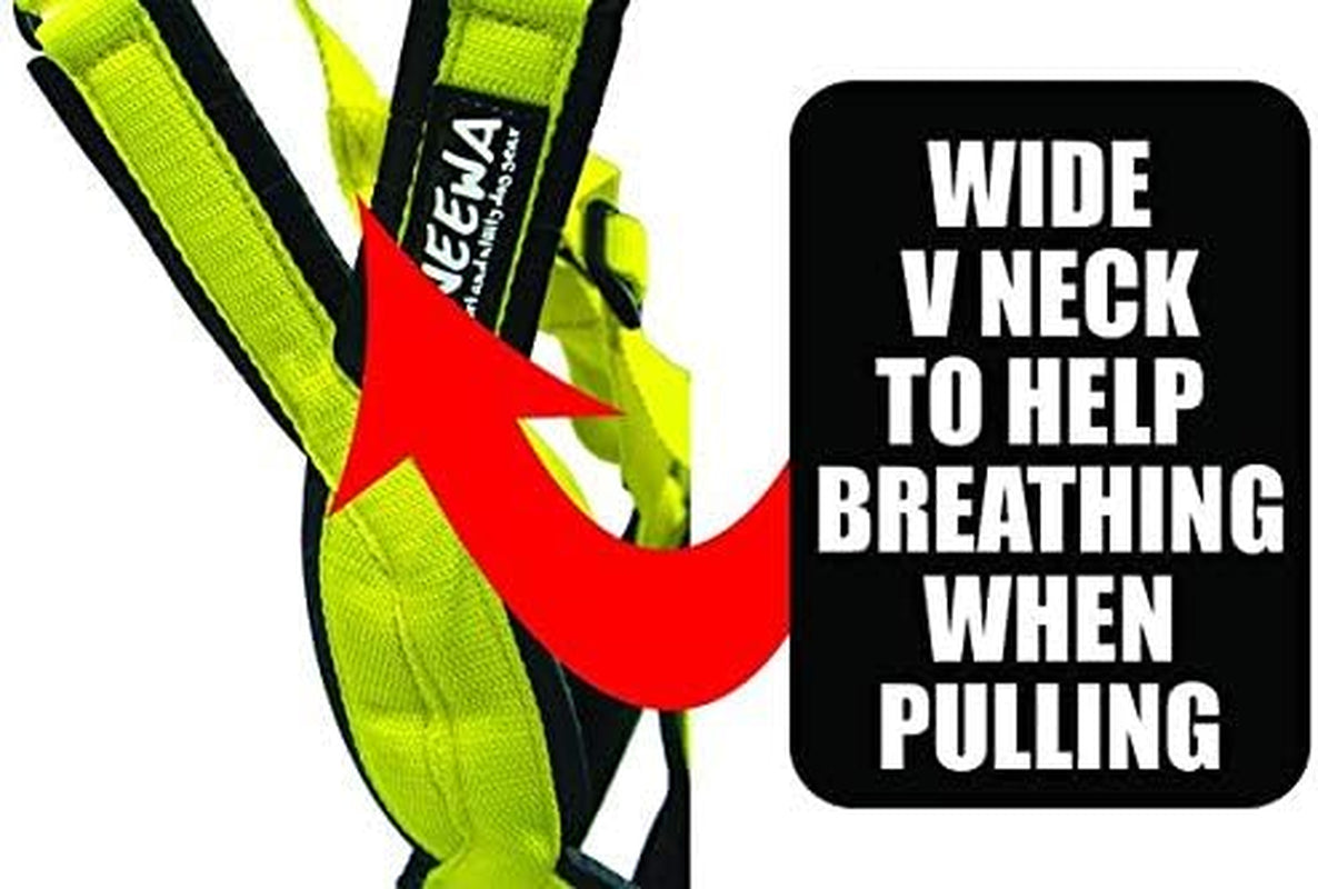 Adjustable Sled Pro Dog Harness - Small, Yellow
