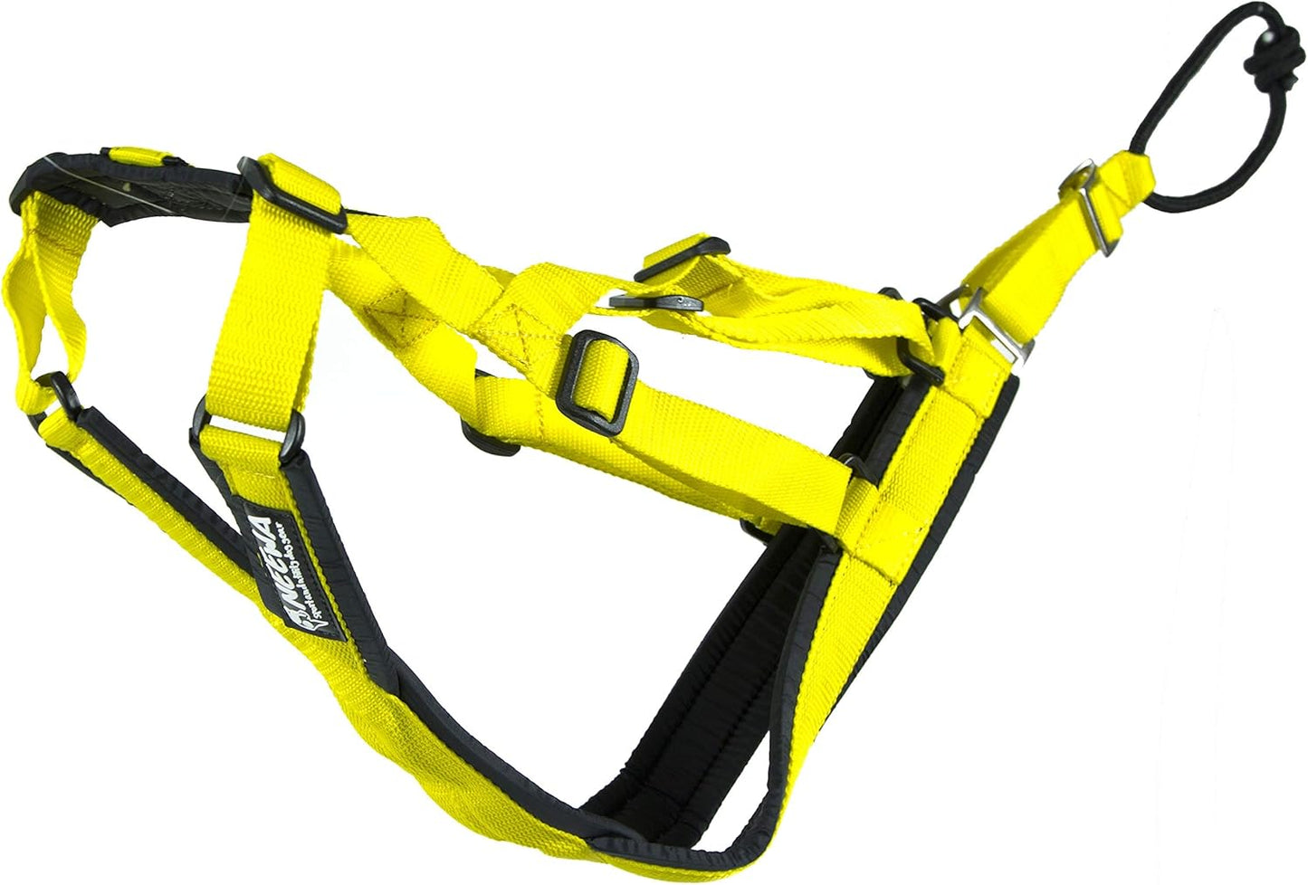 Adjustable Sled Pro Dog Harness - Small, Yellow