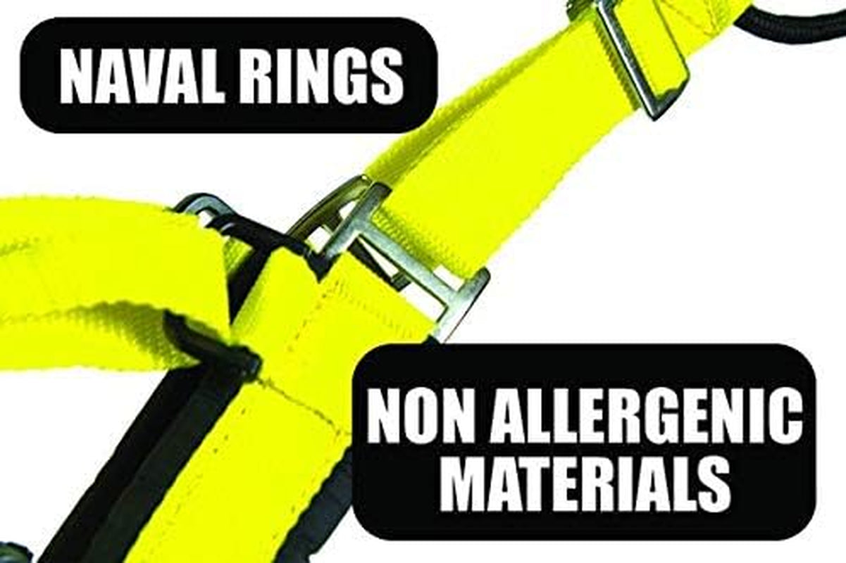 Adjustable Sled Pro Dog Harness - Small, Yellow